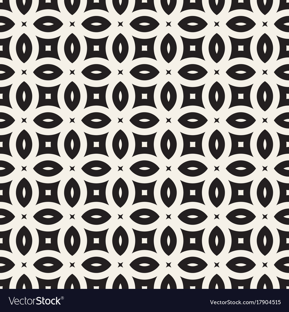 Seamless black and white geometric lines