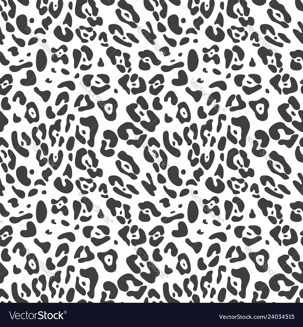 Seamless faux leopard skin pattern Royalty Free Vector Image