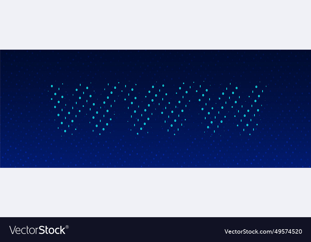 Abstract code as www Royalty Free Vector Image image.