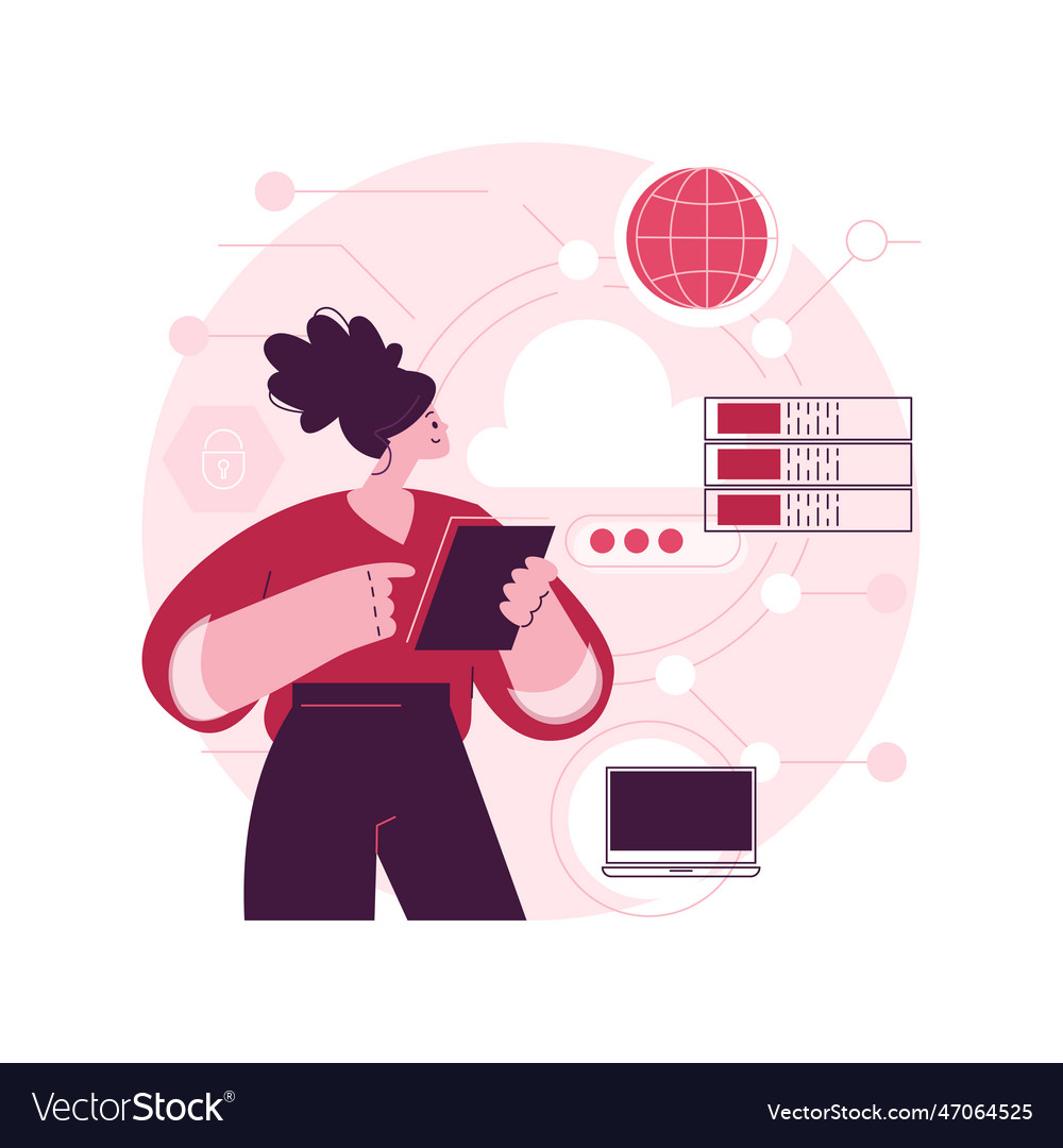 Big data architecture abstract concept vector image Big data architecture abstract concept