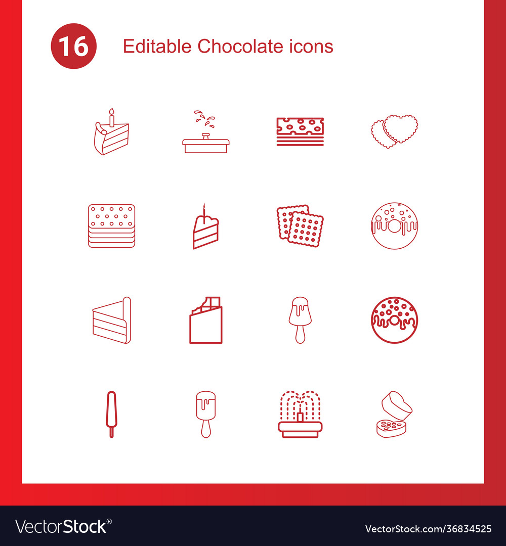 Chocolate icons