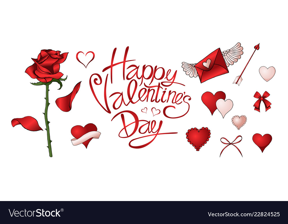 red roses hearts and