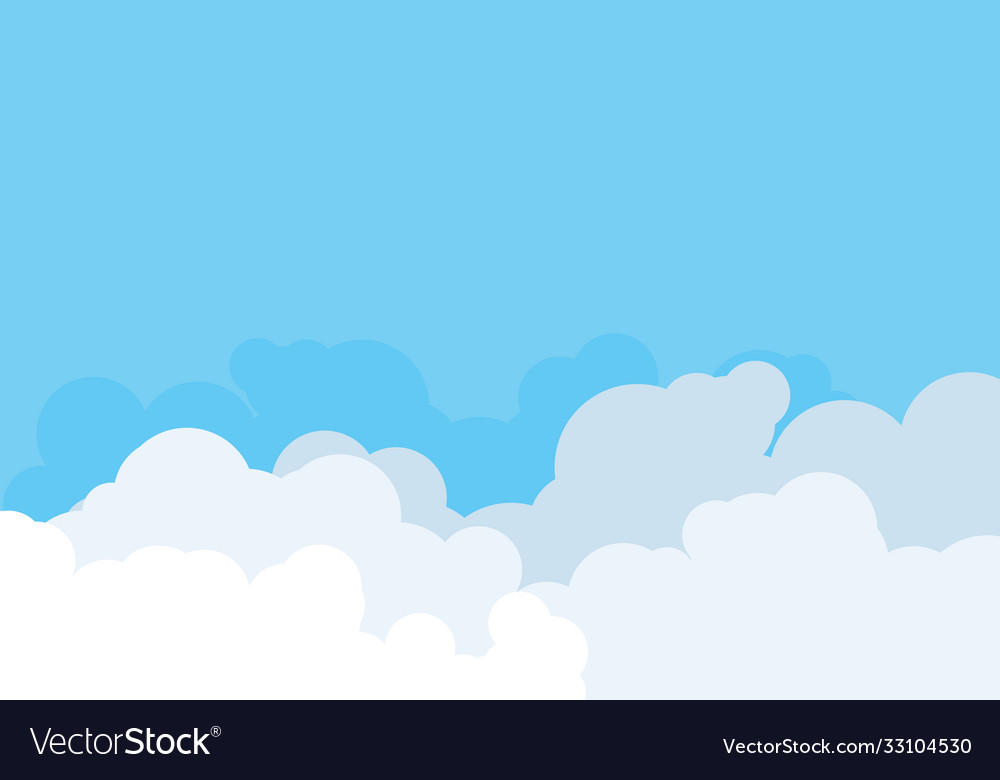 Cloud template design Royalty Free Vector Image