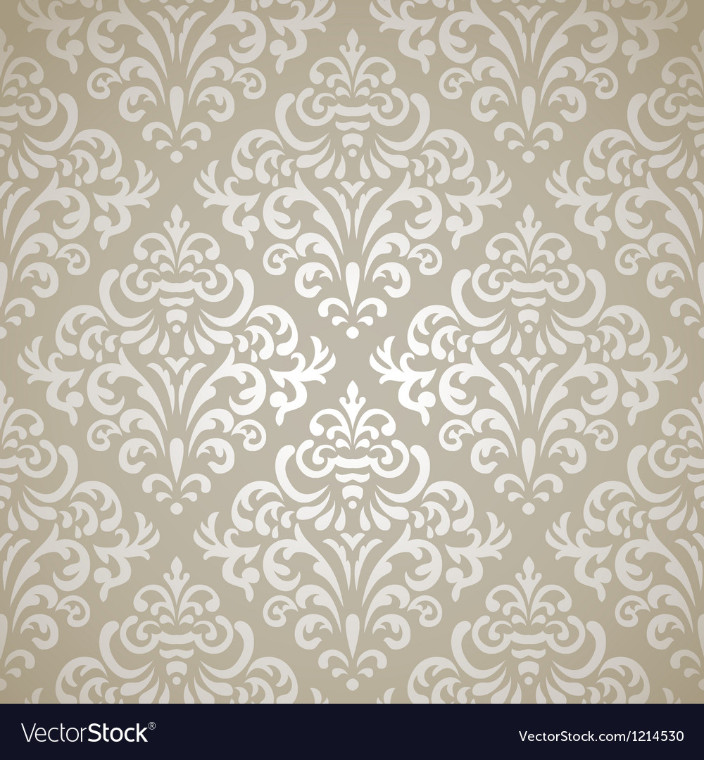 Damask seamless pattern Royalty Free Vector Image