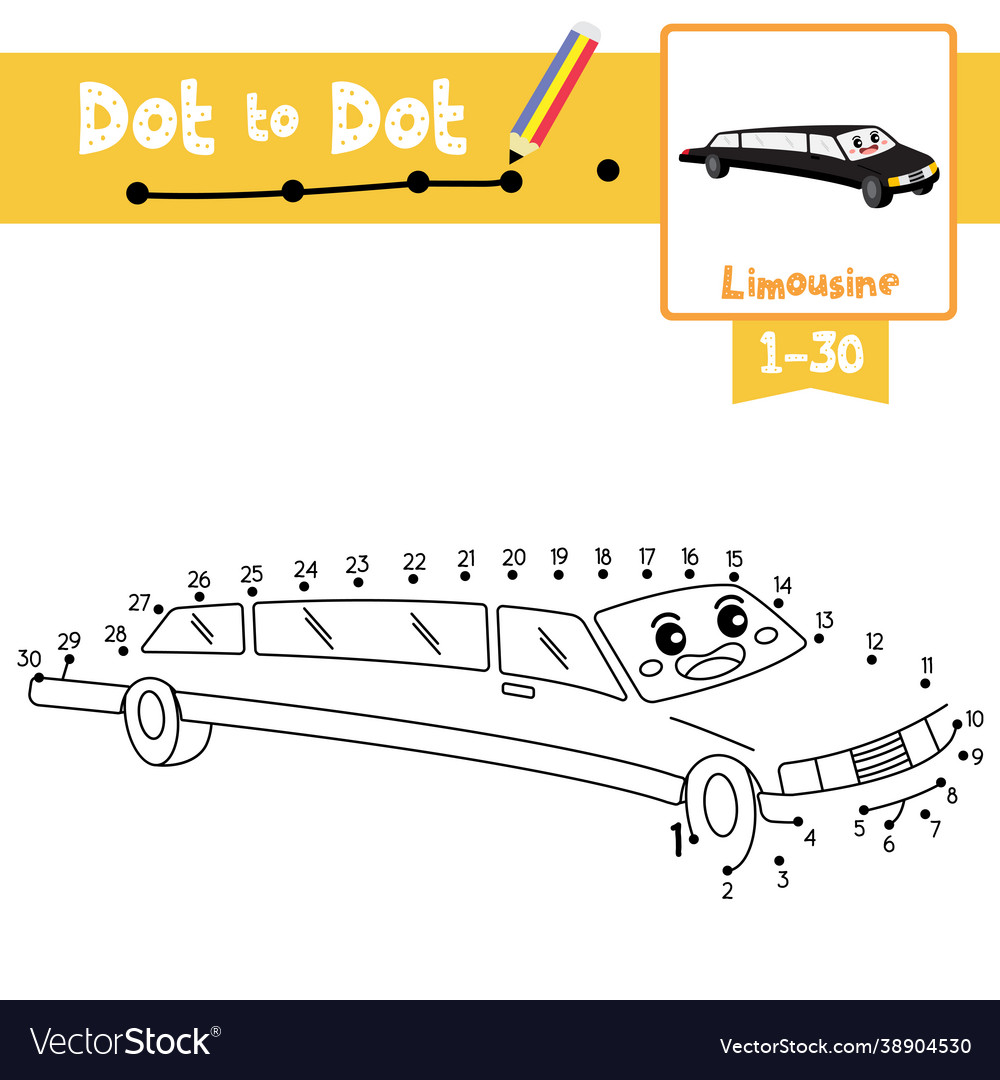 Dot to educational game and coloring book