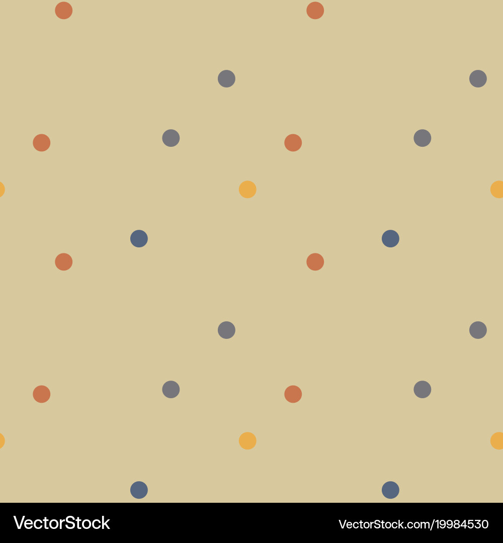 Funny little dots seamless pattern Royalty Free Vector Image