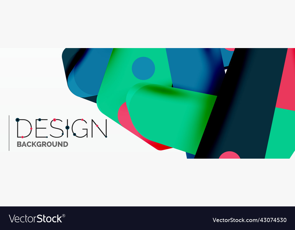 Tech minimal geometric wallpaper creative Vector Image