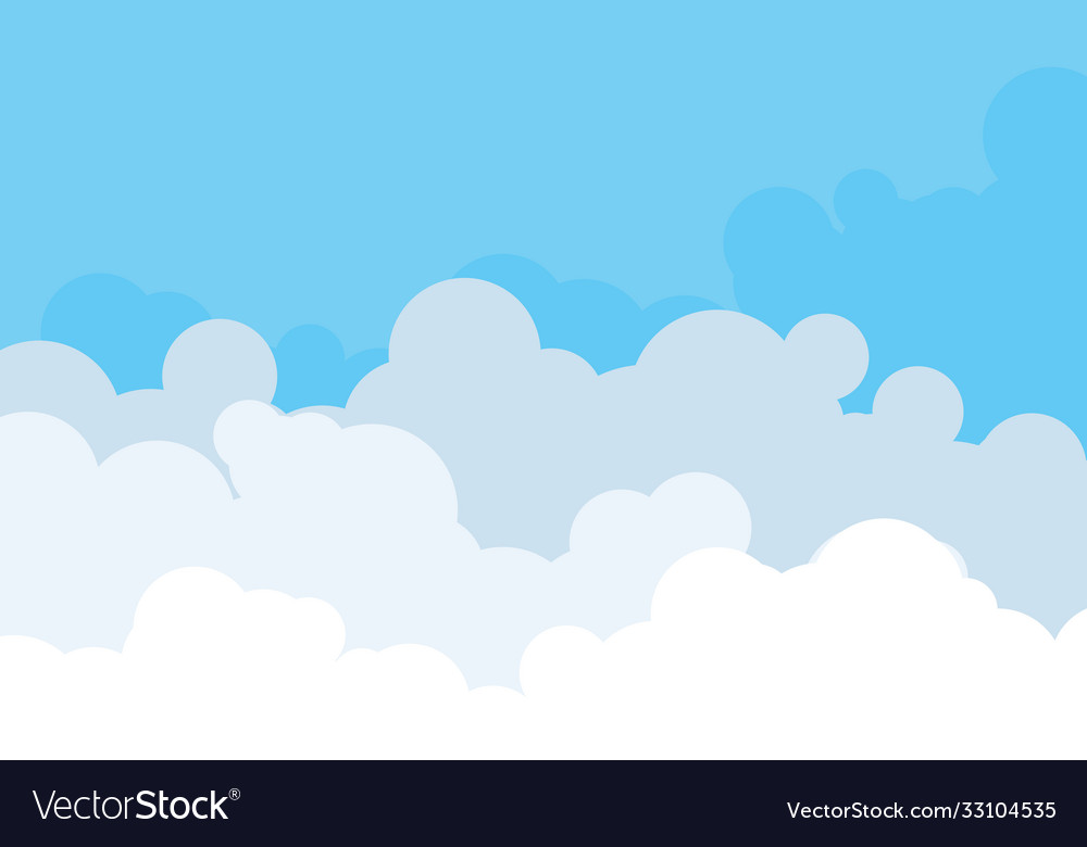 Cloud template design Royalty Free Vector Image