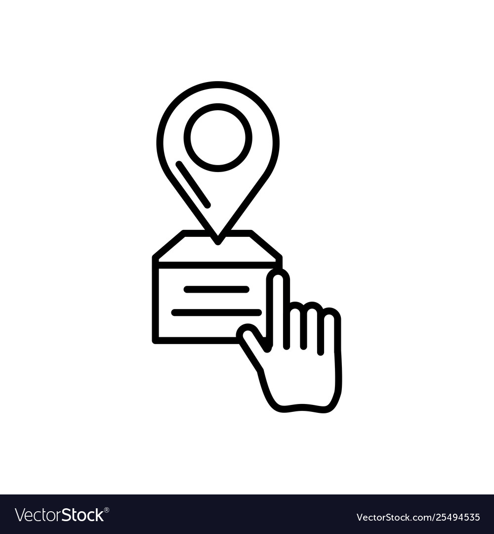 Hand with pin pointer location