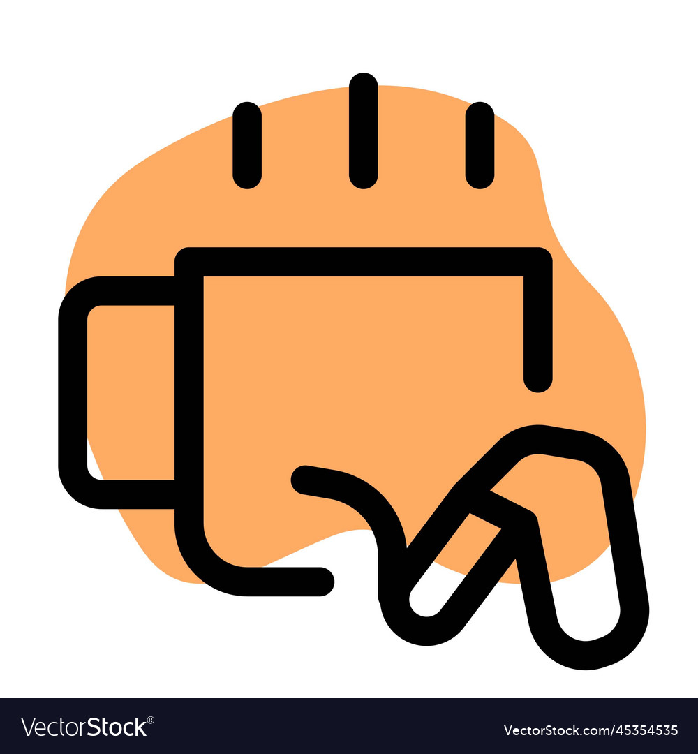 Healthy rooibos tea outline icon set