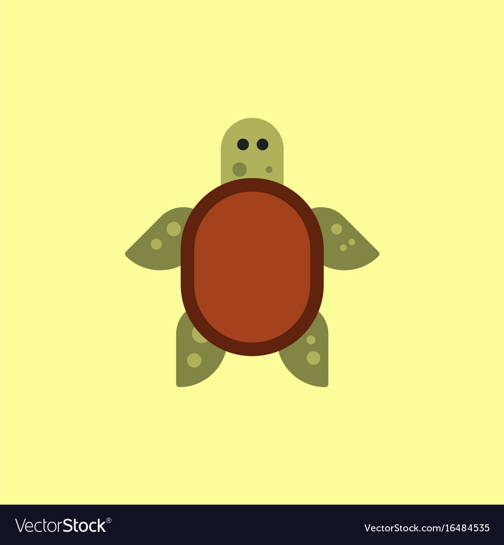 Sea turtle icon Royalty Free Vector Image - VectorStock