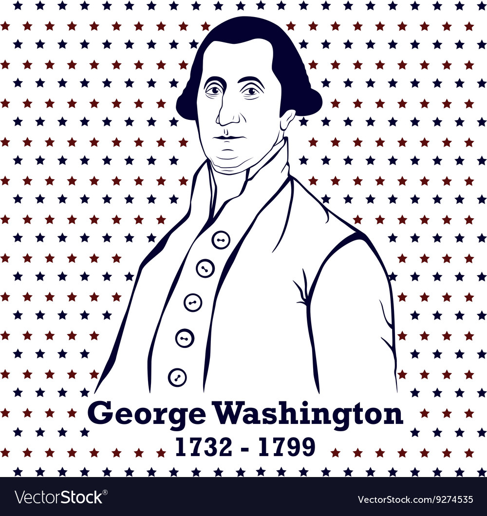 Silhouette george washington