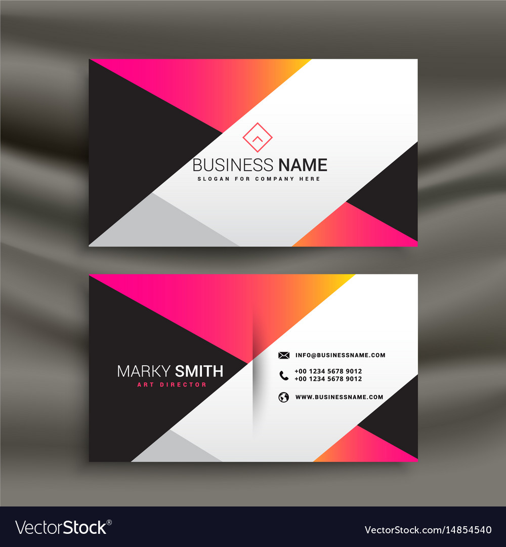 sample business card template