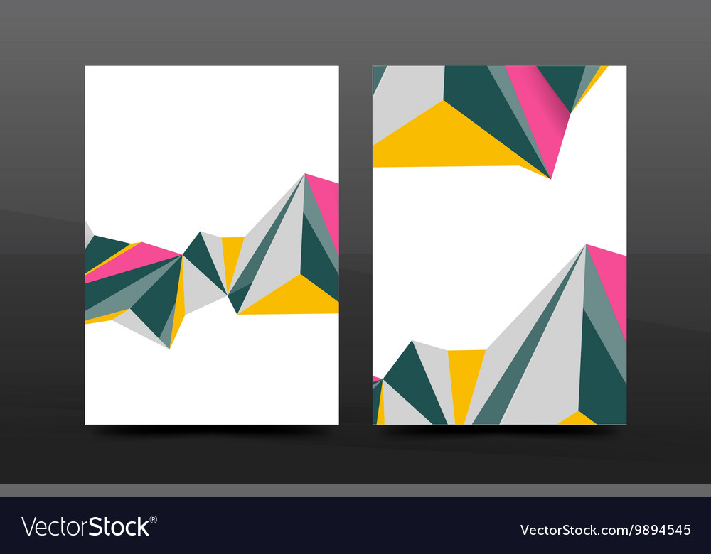 3d Abstract Geometric Shapes Modern Minimal Vector Image