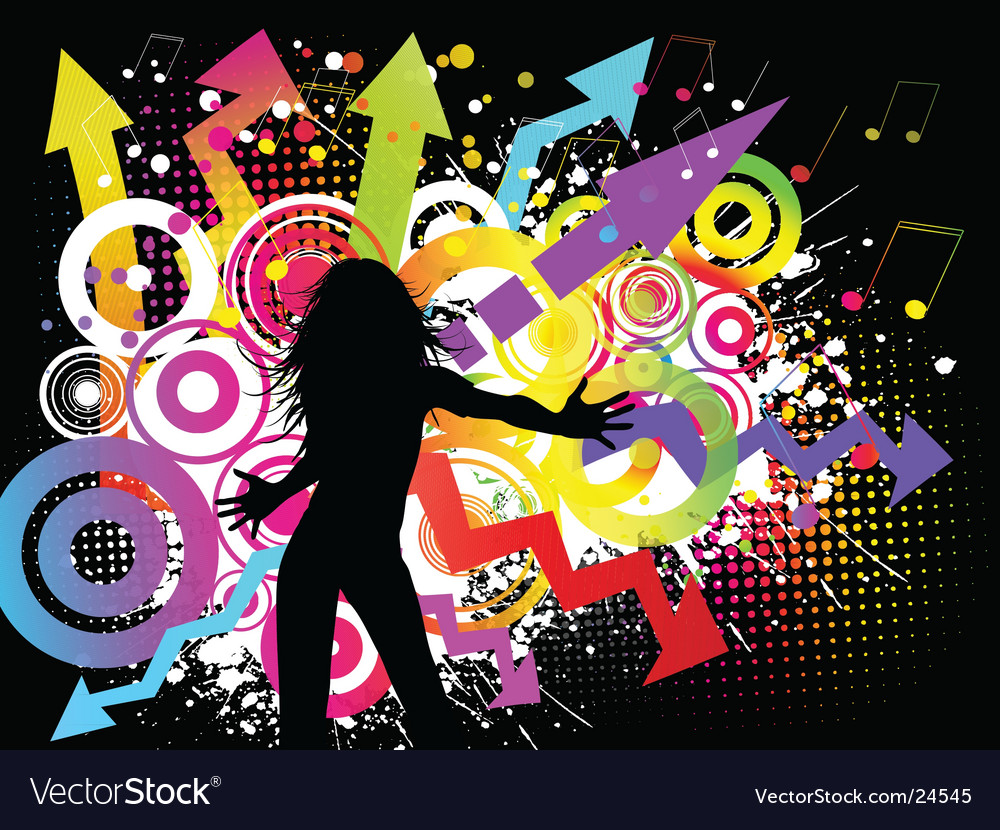 Funky Party Royalty Free Vector Image Vectorstock