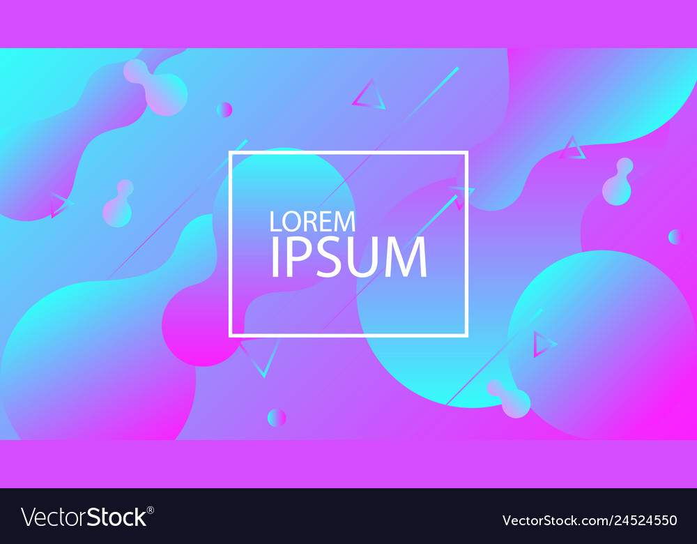 Liquid dynamic background for web Royalty Free Vector Image