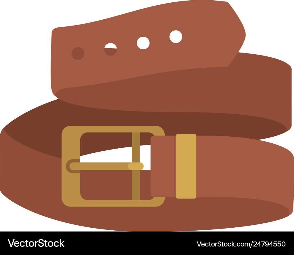 Masculine elegant belt icon Royalty Free Vector Image