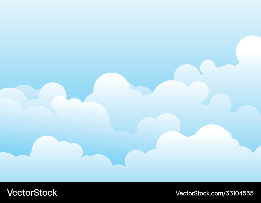 Cloud template Royalty Free Vector Image - VectorStock