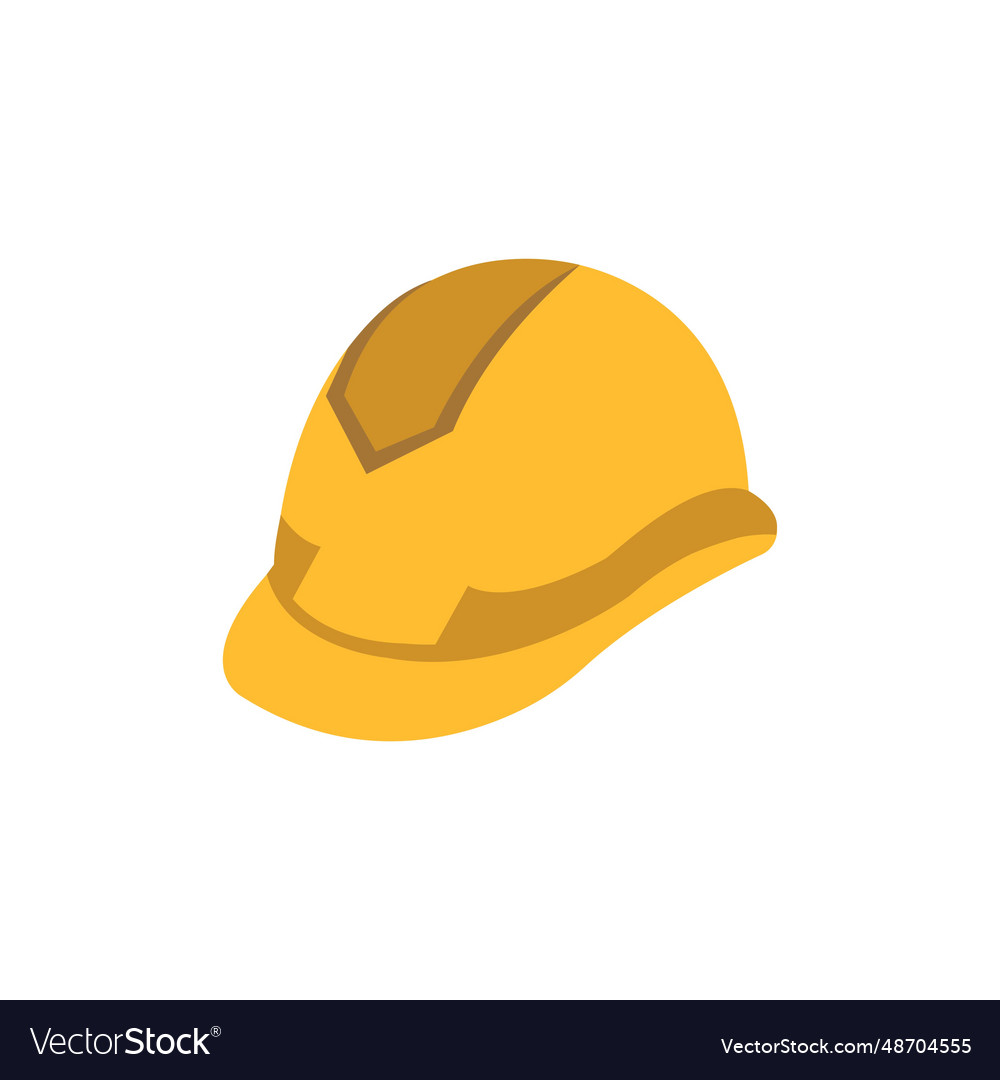 Construction helmet icon simple element from Vector Image