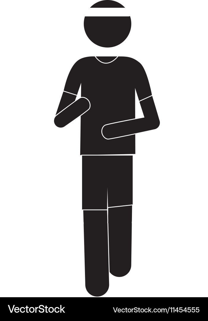 Man running icon Royalty Free Vector Image - VectorStock