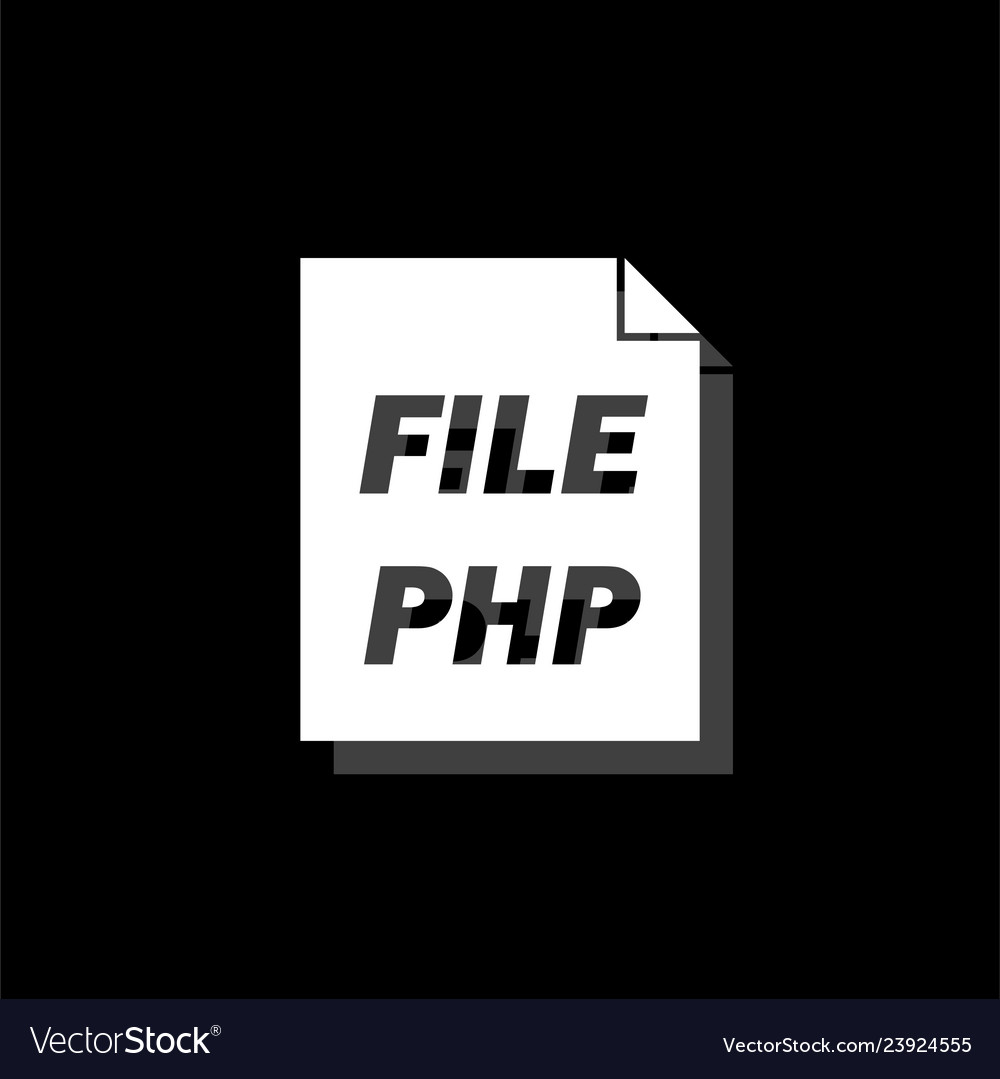 Php file icon flat