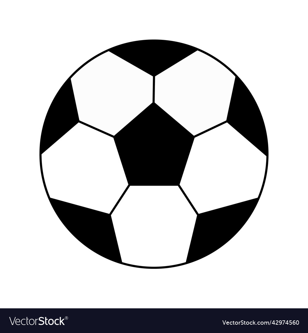 Soccer ball pictogram Royalty Free Vector Image