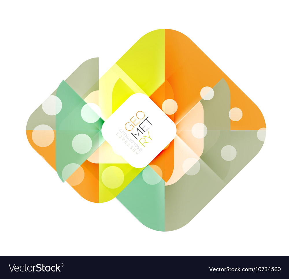 Square and triangle pattern background