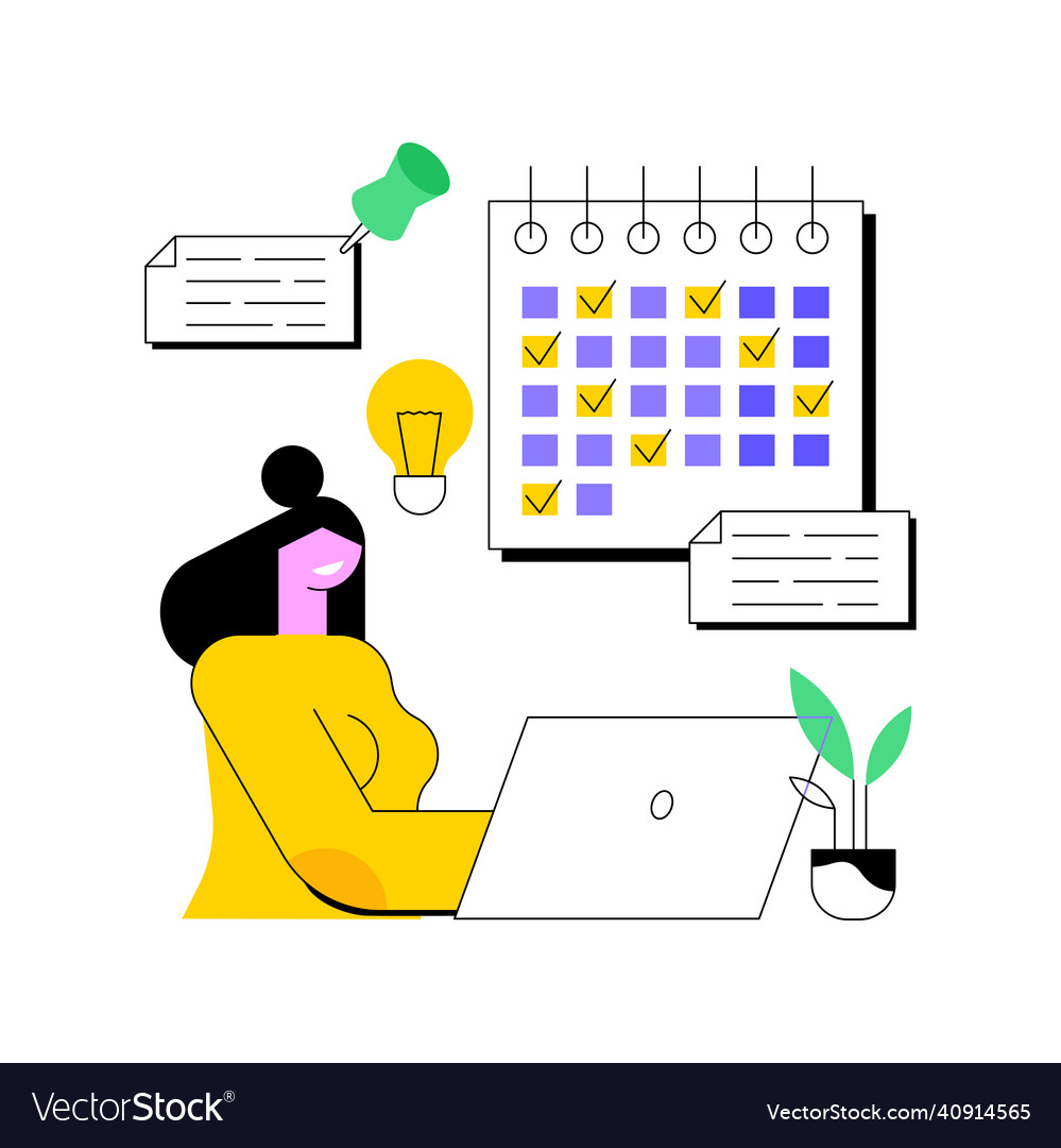 Regular blog posts abstract concept vector image Regular blog posts abstract concept