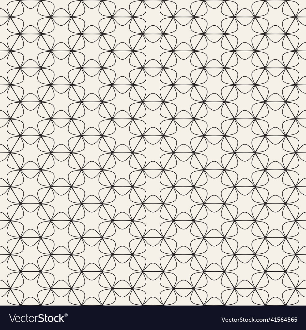 Seamless pattern repeating geometric elements vector image Seamless pattern repeating geometric elements