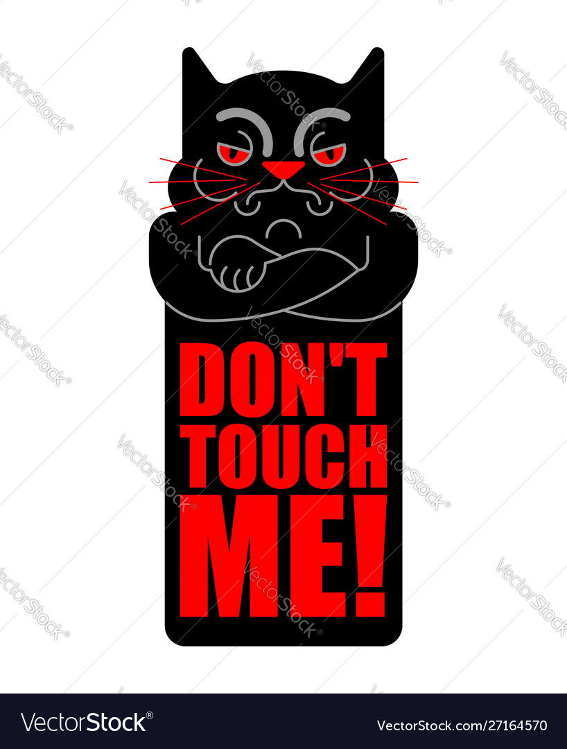 Funny Grumpy Red Cat Icon Vector Stock Illustration - Download