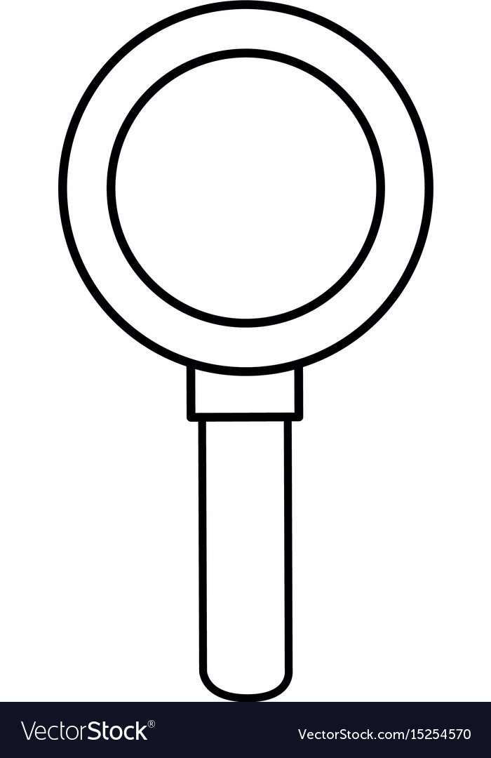 Magnifying glass icon Royalty Free Vector Image