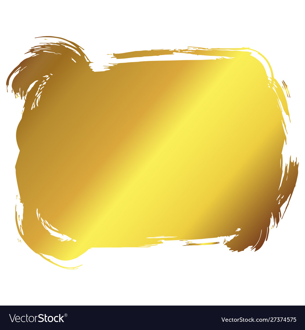 Golden Art Frame Decoration Border Royalty Free Vector Image