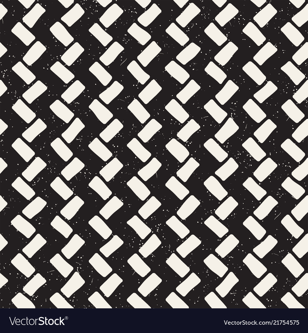 Hand drawn seamless repeating pattern with lines vector image Hand drawn seamless repeating pattern with lines