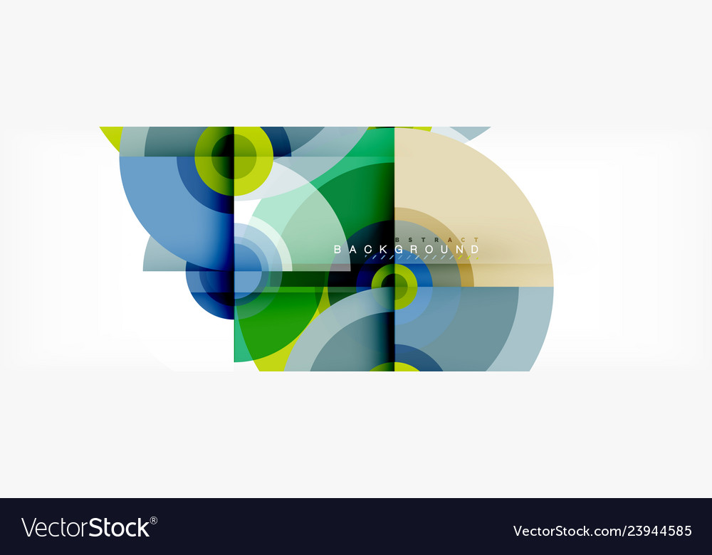 Circle geometric composition abstract background