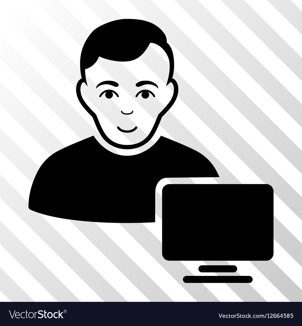 Computer administrator icon