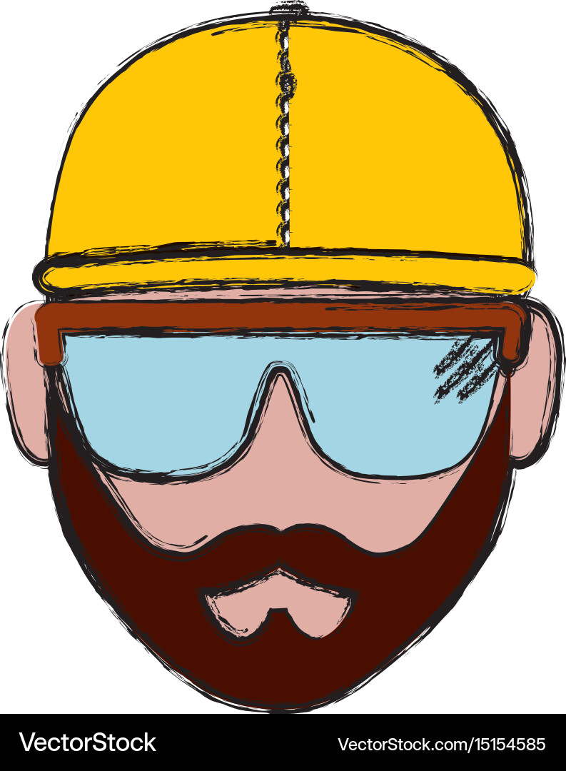 Construction worker icon Royalty Free Vector Image