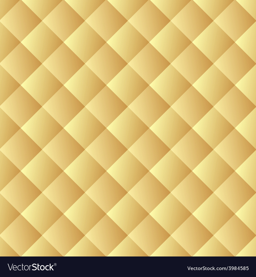 Golden Texture Background Leather Seamless Vector Image