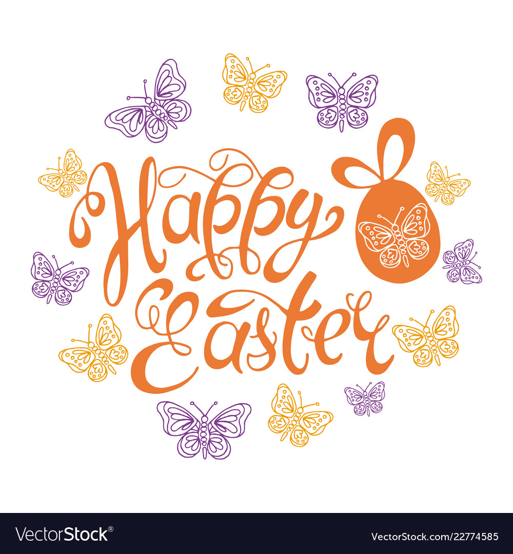 Happy easter template background