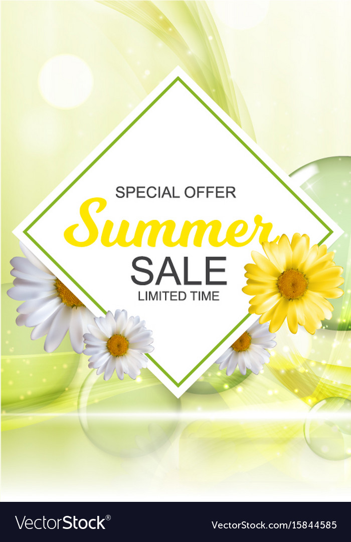 Summer sale banner template for your business