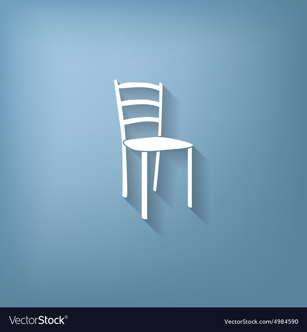 Chair icon symbol furniture home interior