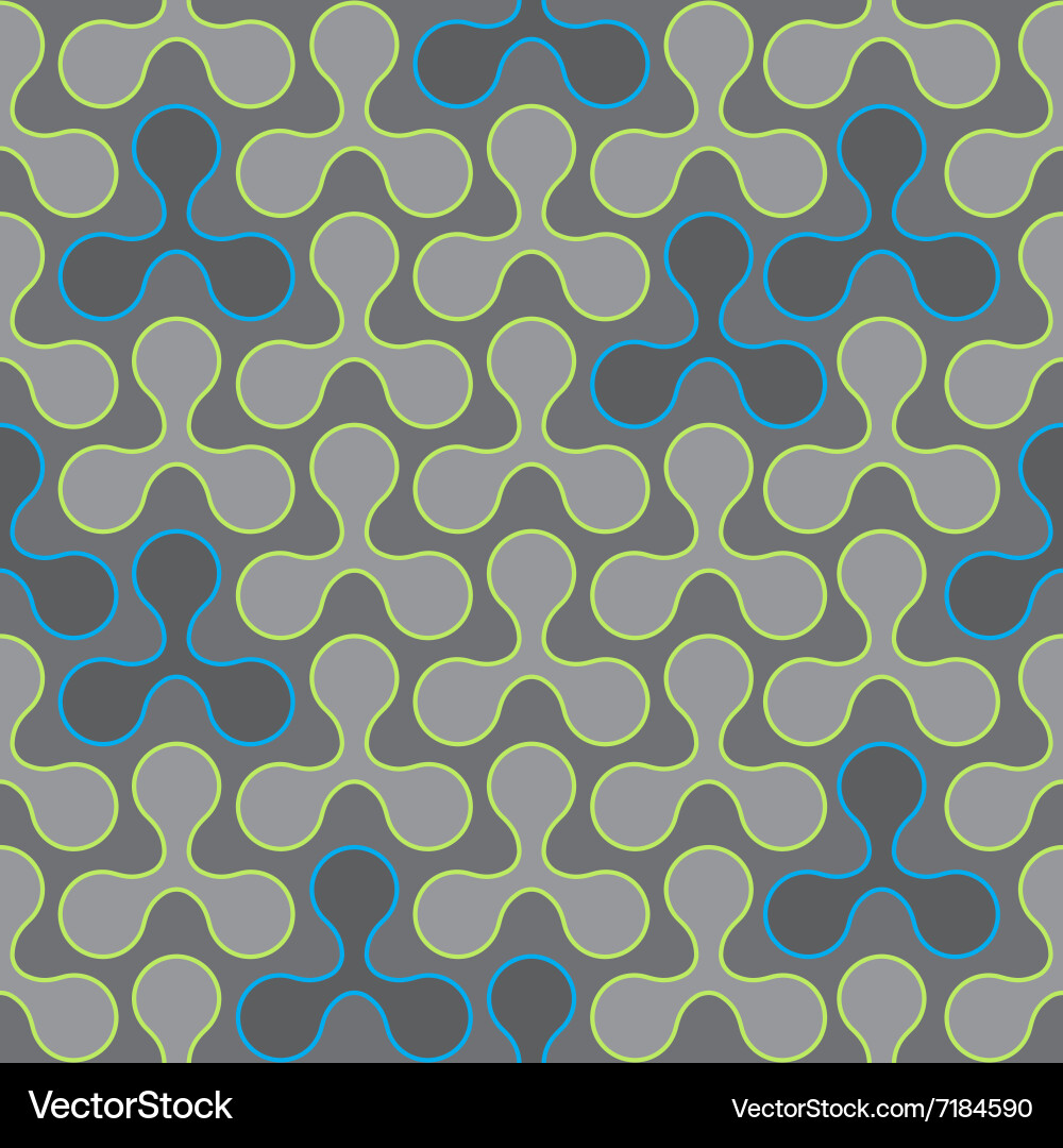Circle seamless pattern wallpaper Royalty Free Vector Image
