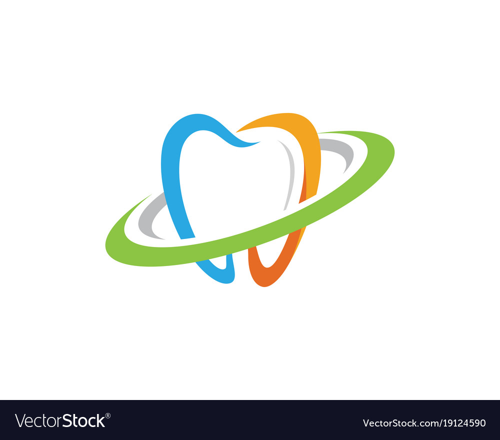 Dental logo template icon