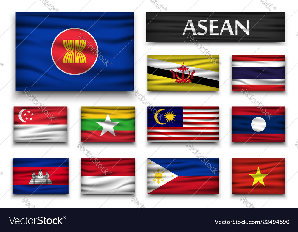 southeast asian countries and their flags