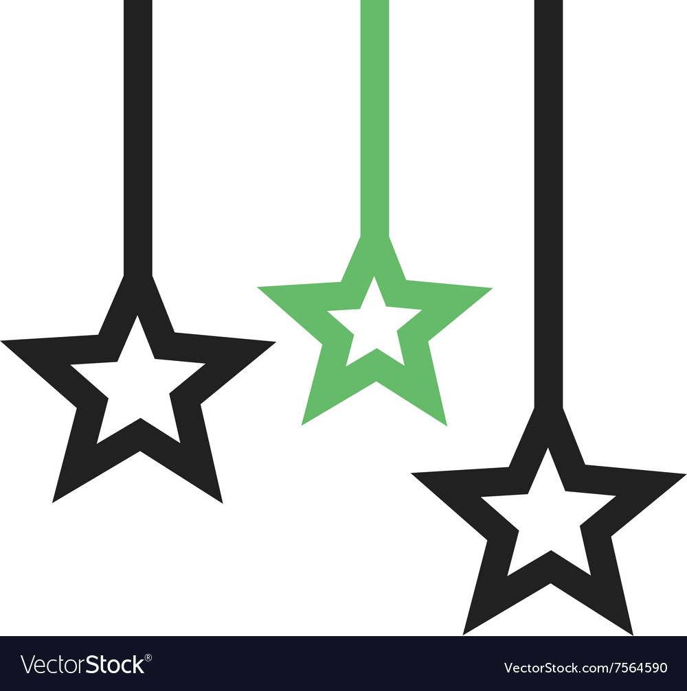 hanging stars royalty free