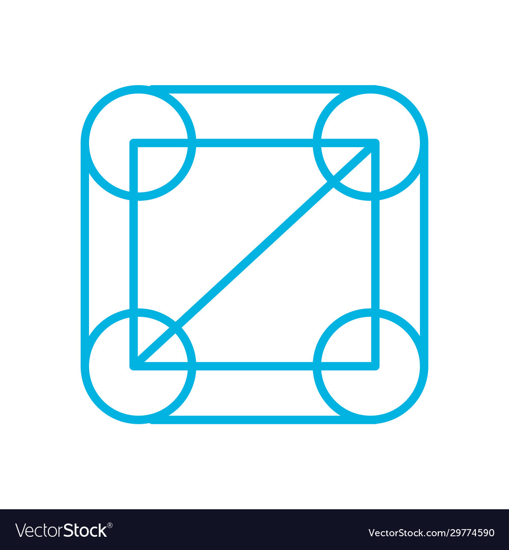 Isolated points inside circuit square line style