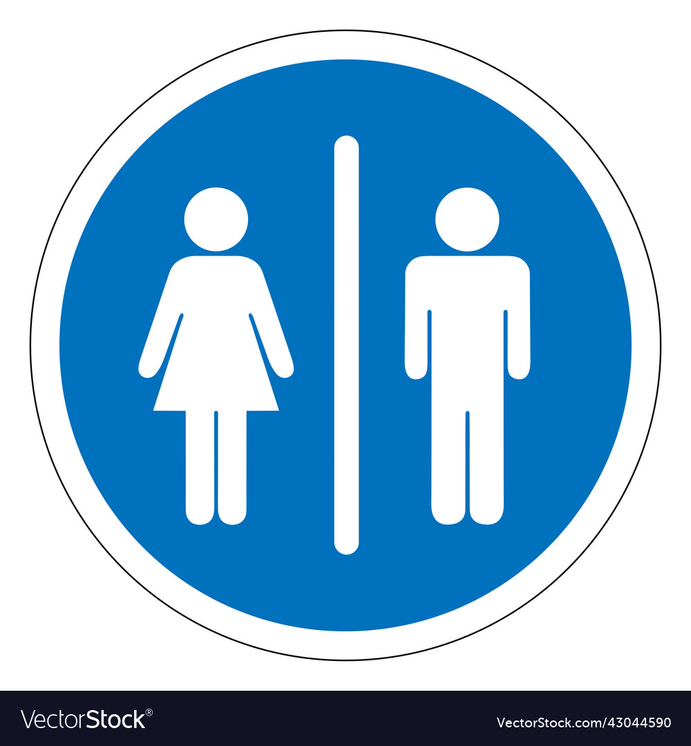 Men and women restroom Royalty Free Vector Image