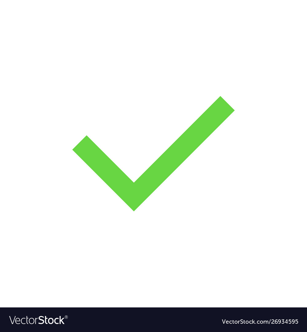 Approved icon profile verification accept badge Vector Image