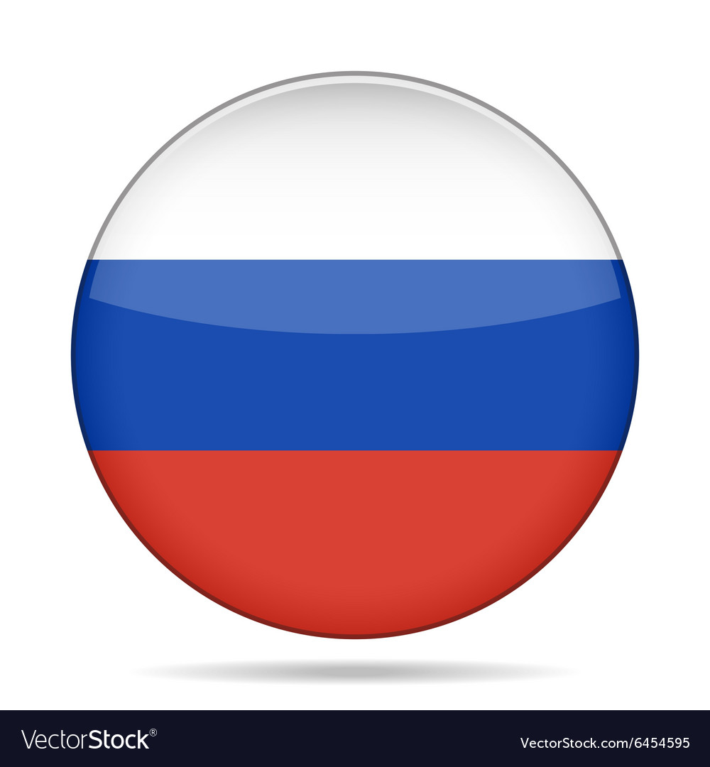 Russia flag Royalty Free Vector Image - VectorStock