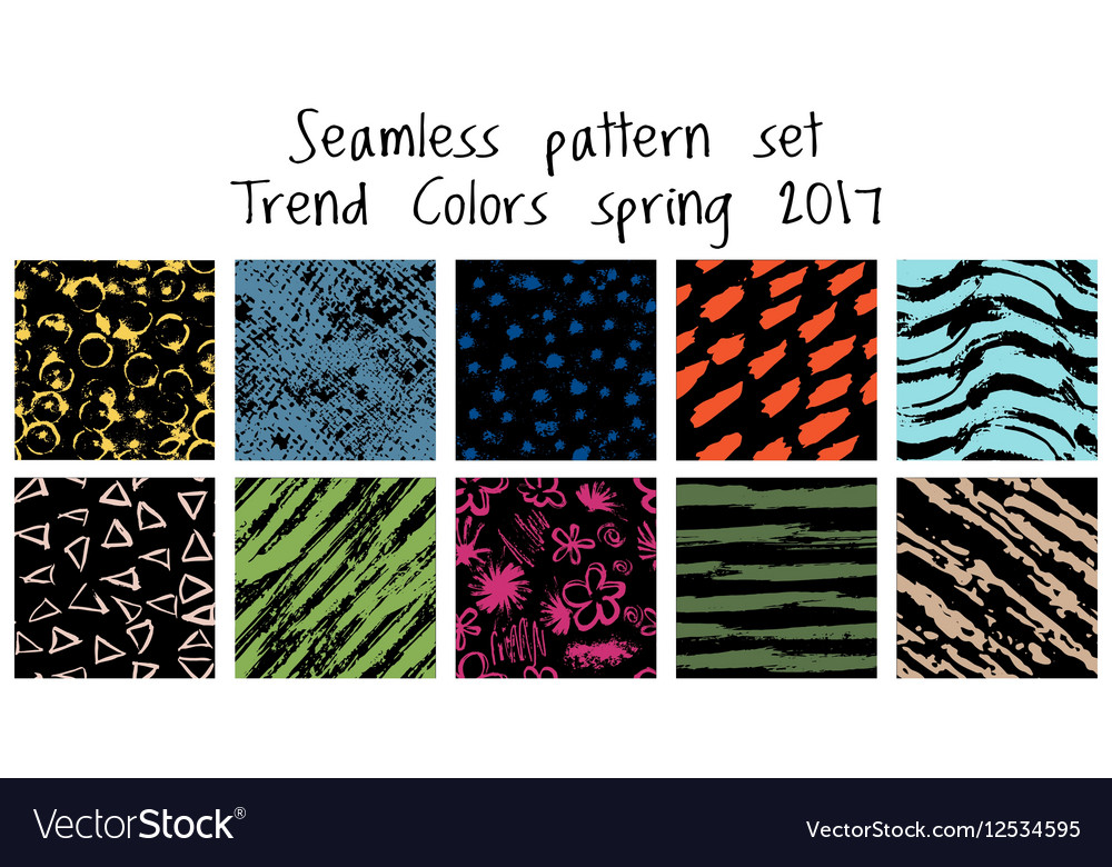 Seamless pattern set