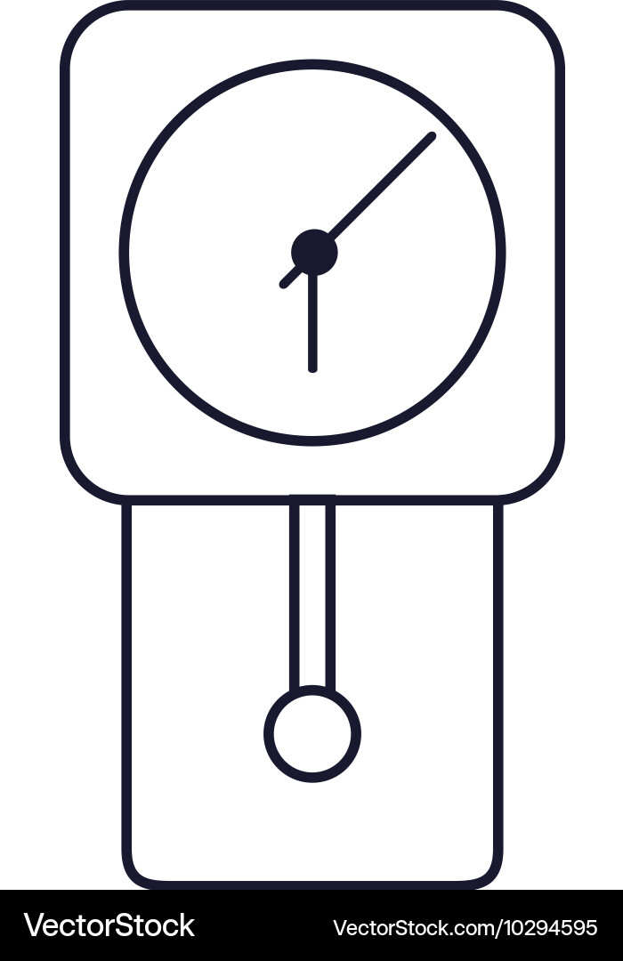 Wall clock icon Royalty Free Vector Image - VectorStock